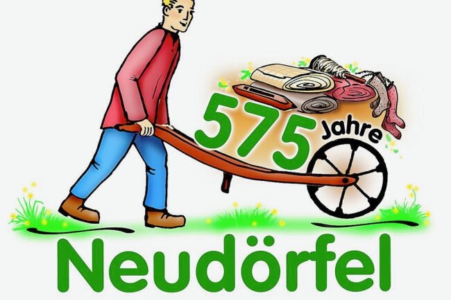 Neuschönburger planen Doppelfeier - Das Logo für die Doppelfeier im Juni. 