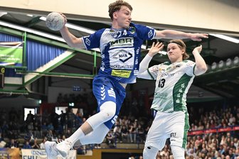 Neuzugang fürs Handball-Erzgebirge zu Gast in Aue: „Wollte zeigen, dass ich hier hingehöre“ - Mit 14 Toren war er der mit Abstand beste Werfer gegen Leipzig II und seinen Ex-Verein: Aues Paul Bones.