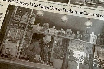 "New York Times" widmet Impfverweigerern im Erzgebirge eine ganze Seite - Mit einer Geschichte aus dem Erzgebirge eröffnet die "New York Times" ihren internationalen Teil. 