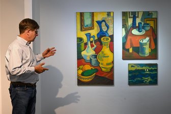 Nicht umsonst gemalt – „Letzte Ausstellung Peter Schettlers“ in der Chemnitzer Galerie Weise - Bernd Weise hat Schettler als Galerist immer gefördert.
