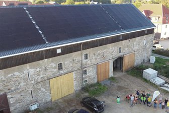 Niederbobritzsch: Bürger-PV-Anlage geht ans Netz - Die PV-Anlage in Niederbobritzsch hat knapp 100 Kilowatt Spitzenleistung.