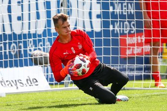 Niederlage in letzter Sekunde: FSV Zwickau verliert in Lotte - Torhüter Matti Kamenz.