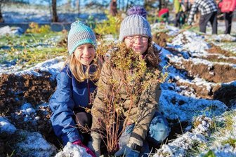 Niederschönaer sorgen für mehr Grün in Halsbrücke -