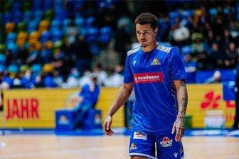 Niners Chemnitz: Adekunle-Wechsel wird zum Problemfall - Will nach Chemnitz, wird aber wohl in Frankfurt bleiben müssen: Flügelspieler Nolan Adekunle.