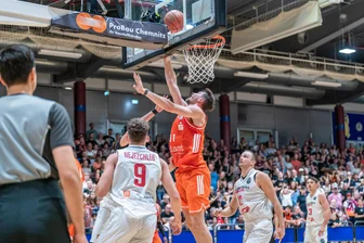Niners Chemnitz: Gegner im Pokal-Achtelfinale steht nun fest, eine wichtige Frage ist aber noch offen - Robbie Beran netzt im Testspiel am vergangenen Samstag gegen Nymburk ein. In dieser Woche steht für die Niners noch einmal eine Trainingswoche an, ab dem kommenden Wochenende geht die neue Saison dann so richtig los.