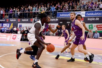 Aher Uguak beim Spiel in Göttingen.
