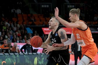 Arnas Velicka beim Spiel in Ulm.