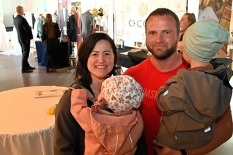 Noch ein Jahr bis zur Traumhochzeit in Mittweida: Madeleine und Axel trauen sich - Madeleine Schönfeld und Axel Kujat aus Hainichen informierten sich am Sonntag zur Hochzeitsmesse in Mittweida.