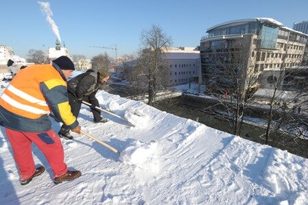 Noch nie so viel Schnee im Dezember in Chemnitz - 