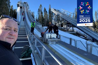 Nordische Ski-WM hautnah: Für Anlaufspur-Hersteller Peter Riedel aus dem Erzgebirge ist Trondheim fast wie ein zweites Zuhause - Peter Riedel, Anlaufspur-Hersteller aus Raschau im Erzgebirge.