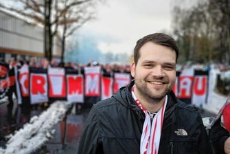 Norman Pilling: Der Eispiraten-Fan, der immer dabei ist - Das Herz schlägt für die Eispiraten: Norman Pilling hat seit Januar 2015 keine Partie verpasst.
