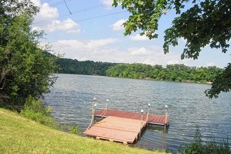 Noßwitz feiert am Wochenende Stauseefest - Hier am Bootssteg wird zum Stauseefest das Rudern über den Stausee möglich sein.