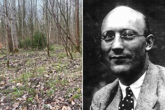 NS-Verbrechen im Zeisigwald von Chemnitz: An dieser Stelle starb Otto Schmerbach - An dieser Stelle starb Otto Schmerbach. Collage: