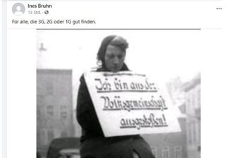 NS-Vergleich: Professorin der Zwickauer Hochschule verteidigt Facebook-Post - Ein Facebook-Beitrag der WHZ-Professorin Ines Bruhn.
