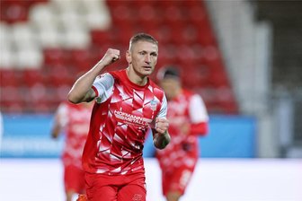 Nur 2:2 gegen Aufsteiger Eilenburg: FSV Zwickau bringt Führung nicht ins Ziel - Zwickaus Stürmer Marc-Philipp Zimmermann erzielte schon ein siebtes Saisontor.