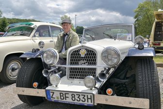 Nur 96 Stück weltweit: Dieser seltene Schatz rollte bei der Oldtimer-Rallye in Kirchberg mit - Der Marlin Berlinetta von Michael Hohnstein ist eine echte Rarität.