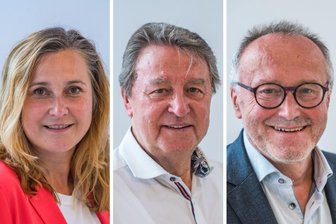 OB Arndt und ihre Rasselbande: Mangelt es den Zwickauer Stadträten an Disziplin? - Weil zu viel durcheinandergeredet wird, bittet Constance Arndt Gerd Drechsler (Mitte), Wolfgang Elsel und andere Zwickauer Stadträte regelmäßig um mehr Konzentration.