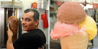 Oben ohne schlägt rollende Schwitzkammer - Verlierer: Fleischverkäufer - Gewinner: Eisverkäufer