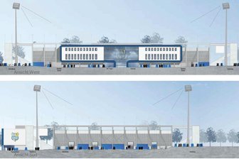 Oberbürgermeisterin Ludwig präsentiert Chemnitzer Stadion - 