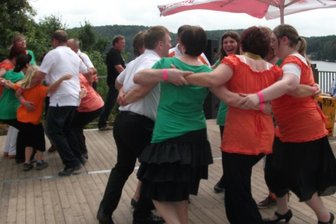 Obergrunaer Sektion Set Dance will Irland-Tag organisieren - Beim Tanzfestival zum Talsperrenfest in Kriebstein zeigten die Obergrunaer irische Tänze.