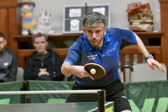 Oberliga: Gornsdorfer Tischtennisspieler machen Klassenerhalt so gut wie perfekt - Gala-Auftritt: Yhya Mosslly war von nichts und niemandem zu stoppen.