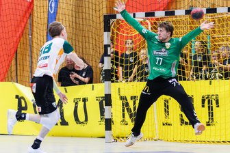 Oberlosa verpasst hauchdünn die Überraschung - Oberlosa-Keeper Henric Ebert (Archivbild) parierte auch in Berlin mehrfach stark.