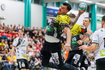 Oberlosaer Handballern gelingt wichtiger Sieg im Abstiegskampf - Roman Becvar, hier gegen Aue, war mit neun Toren bester Werfer der Oberlosaer in Söhre.