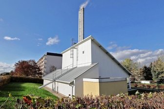 Oberlungwitz: Gaskunden können hoffen - Das Heizhaus der Stadtwerke Oberlungwitz an der Robert Koch Straße: Für den Ernstfall gibt es eine kleine Notreserve Heizöl.