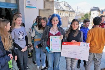 Oberschüler in Geyer räumen Preis bei Umweltwettbewerb ab - Schüler der Freien Oberschule Geyer haben einen ersten Preis bei einem regionalen Umweltwettbewerb abgeräumt.