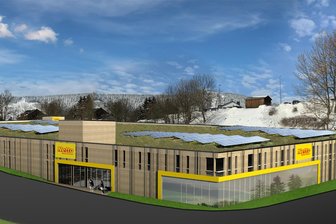 Oberwiesenthal: Wie es um Parkhaus und Netto-Markt steht - So stellen sich Planer den Supermarkt und das Parkhaus in Oberwiesenthal vor.