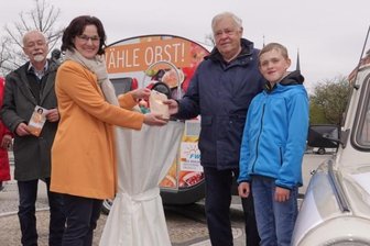 Obst mit Obst auf Stimmenfang -