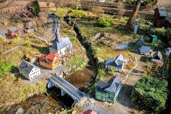 Oederan: Das Siebenschlehner Pochwerk zieht ins Klein-Erzgebirge - Das Klein-Erzgebirge hat rund 190 Objekte. Das Siebenschlehner Pochwerk kommt dazu.