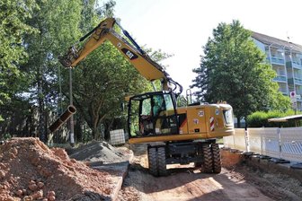 Oederan: Lessingstraße ist bis Ende des Jahres Baustelle - In Oederan wird derzeit die Lessingstraße grundhaft ausgebaut.