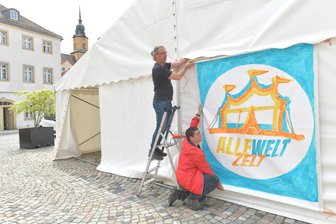 Oederan Unplugged: Jam-Session im „Alle-Welt-Zelt“ - Im „Alle-Welt-Zelt“ wird am Samstag gerockt.