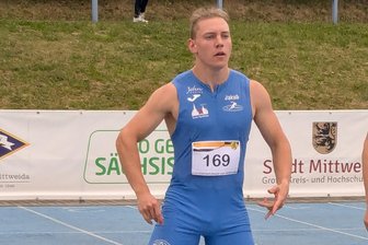 Oederaner Sprinter ist in DM-Form - Selbstbewusst zur DM: Sprinter Jakob Thürmer von der TSG Oederan.