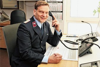 Ohne Martinshorn: Feuerwehren Flöha und Falkenau proben am Samstag den Ernstfall - Silvio Schindler ist in Flöha Stadtwehrleiter.