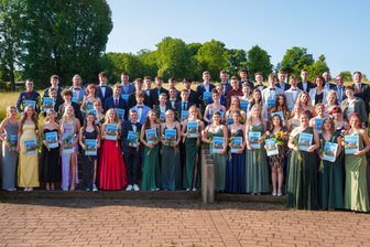 Olbernhaus Abiturienten feiern ihren Schulabschluss - 