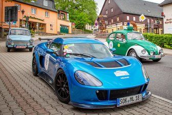 Oldtimer in Mittelsachsen: Was die Sächsische Meister-Classic so besonders macht - Die sächsische Meister-Classic macht dieses Jahr im Landkreis Mittelsachsen Station. Hier ein Foto aus dem Jahr 2022.