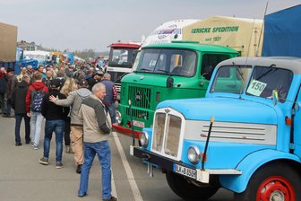 Oldtimertreffen in Werdau: Kein Platz mehr für weitere Lkw - Liebhaber von in Werdau produzierten Nutzfahrzeugen wie H6 oder S4000 kommen beim 24. Oldtimertreffen am ersten Maiwochenende auf ihre Kosten.