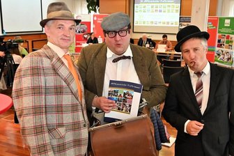 Olsenbande, Ritter und Eiskönigin: Worauf sich die Mittelsachsen in dieser Woche freuen können - Der Mittelsächsische Kultursommer (Miskus) holt die Olsenbande zum Altstadtfest Mittweida: Jens Stahlmann als Benny, Thomas Kühn als Kjeld und Falko Jahn als Egon Olsen (v.l.). 16 Uhr am Samstag und Sonntag treten sie auf.