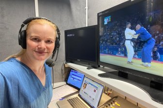 Olympia in Paris: Ex-Glauchauerin ist für die ARD im Einsatz - Der Arbeitsplatz von Annett Böhm befindet sich bis zum 11. August in Mainz. Sie kommentiert die Judo- und Taekwondo-Wettkämpfe bei den Olympischen Spielen.