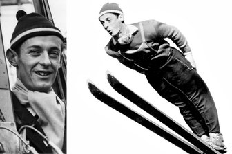 Olympia-Kalenderblatt: Vergessene Schanze, ewiger Ruhm – wie Harry Glaß vor 70 Jahren in Cortina zu Bronze flog - Harry Glaß, der Ästhet der Lüfte aus Klingenthal, mit den Händen an der Hosennaht.