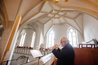 Orgelsommer in Plauen startet mit Trompete und Orgel - Matthias Krüger wird mit der Trompete erneut neben Heiko Brosig an der Orgel musizieren.