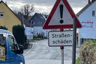Ortsdurchfahrt Borstendorf ab 15. April dicht: Große Umleitung über Augustusburg - Vom Ortsausgang Richtung Eppendorf bis etwa zu dieser Stelle soll die Staatsstraße in Borstendorf bis Juli 2026 fertig sein.