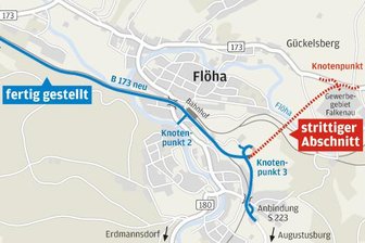Ortsumgehung Flöha: Bürger demonstrieren für Weiterbau -