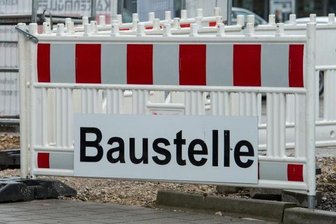 Ortsverbindung wegen Baus gesperrt -