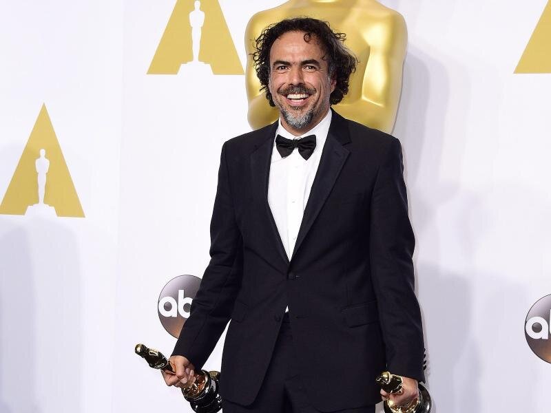 Oscars: Gewinner, Verlierer, Pannen - Der mexikanische Regisseur Alejandro G. Iñárritu ist der Mann des Abends.