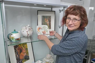Ostereier mit filigraner Aquarell-Malerei: Katrin Schwesinger stellt Kunst in Leukersdorf aus - Katrin Schwesinger stellt in Leukersdorf aus.