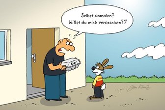 Osterglöckchen, klingelingeling - Karikatur