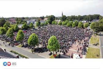 Ostfriesland: Tausende Motorradfahrer machen krebskrankem Jungen eine Freude -